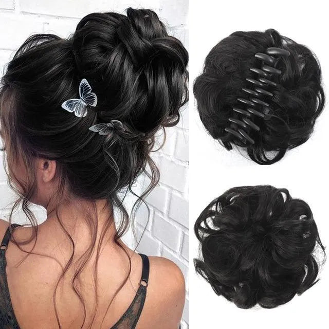 Black Synthetic Hair Catcher for Women